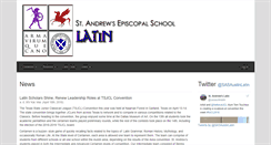 Desktop Screenshot of latin.sasaustin.org