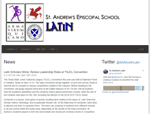 Tablet Screenshot of latin.sasaustin.org